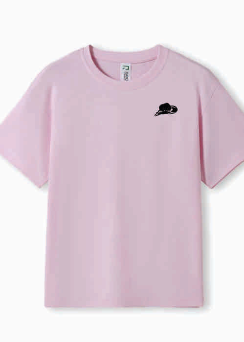 Pink Tee (Girls) - Ride it Like You Own It!! (Black or White)