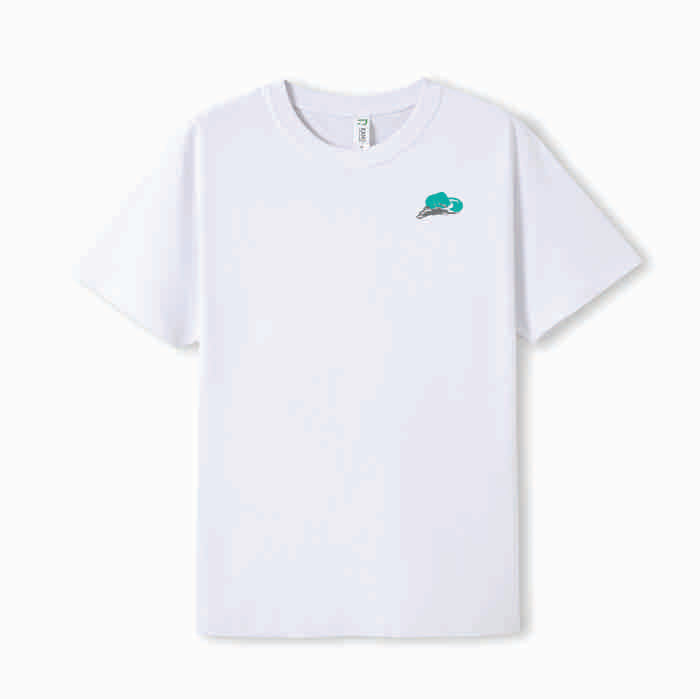 White Tee - Ocean Cowgirl (Pink, Teal or Black)