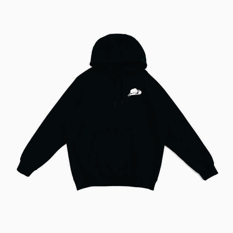 Black Hoodie (Girls) - Crab Design (Pink, Teal or White)