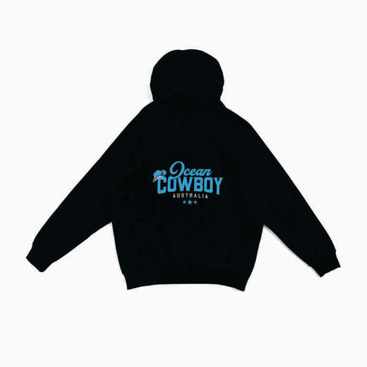 Black Hoodie (Boys) - Ocean Cowboy (Blue, Teal or White)
