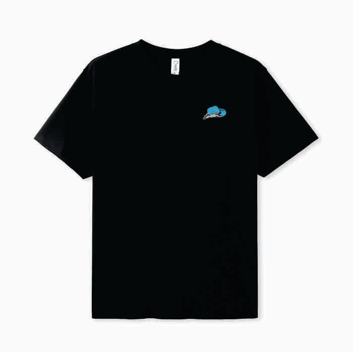 Black Tee - Ocean Cowboy (Blue, Teal or White)