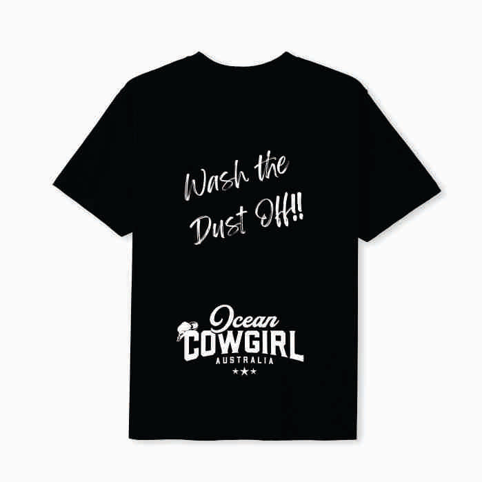 Black Tee (Girls) - Wash the Dust Off!! (Pink, Teal or White)