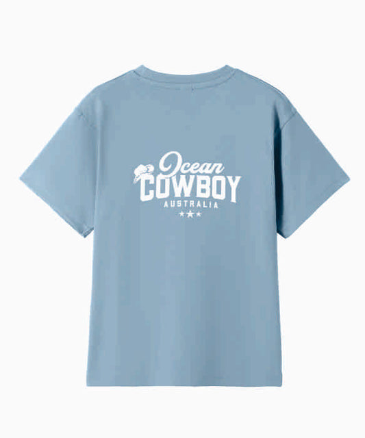 Blue Tees (Boys) - Ocean Cowboy (Black or White)