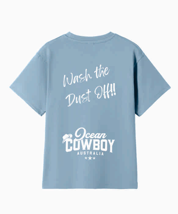 Blue Tees (Boys) - Wash the Dust Off!! (Black or White)