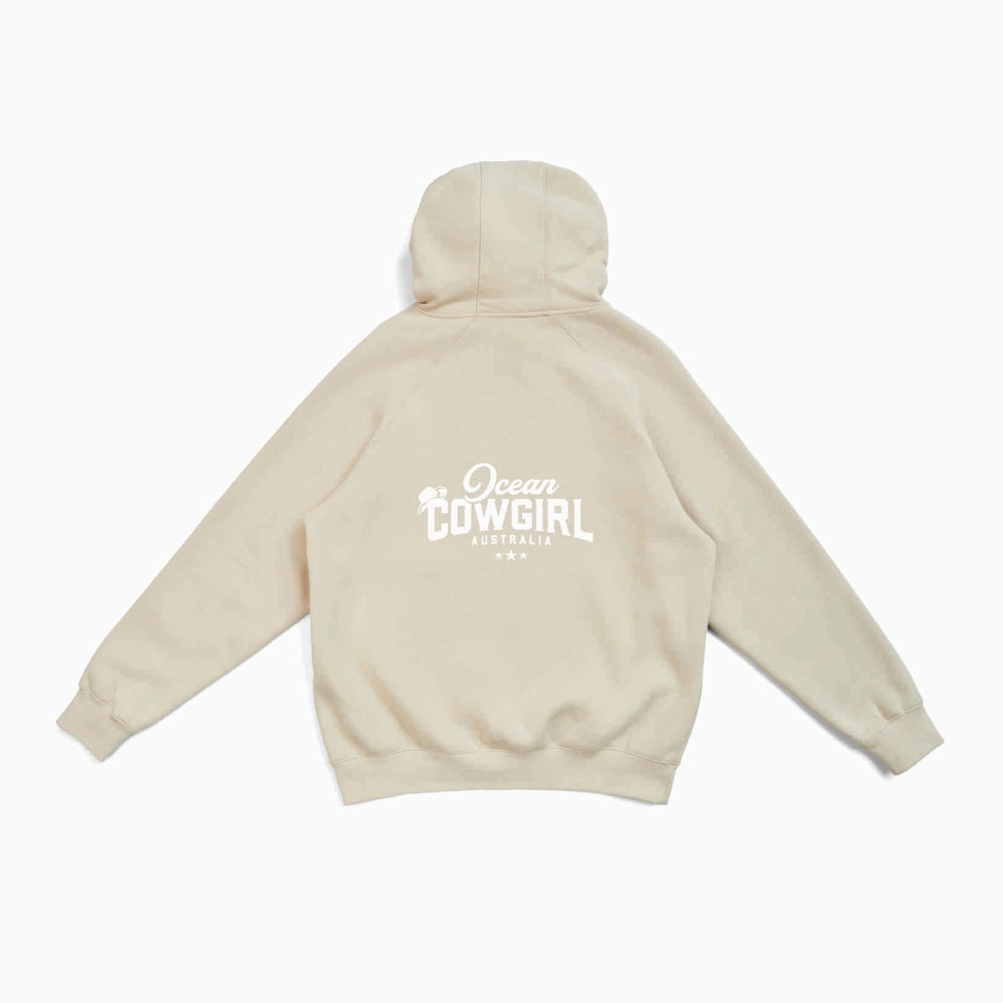 Natural Hoodie - Ocean Cowgirl (Black or White)