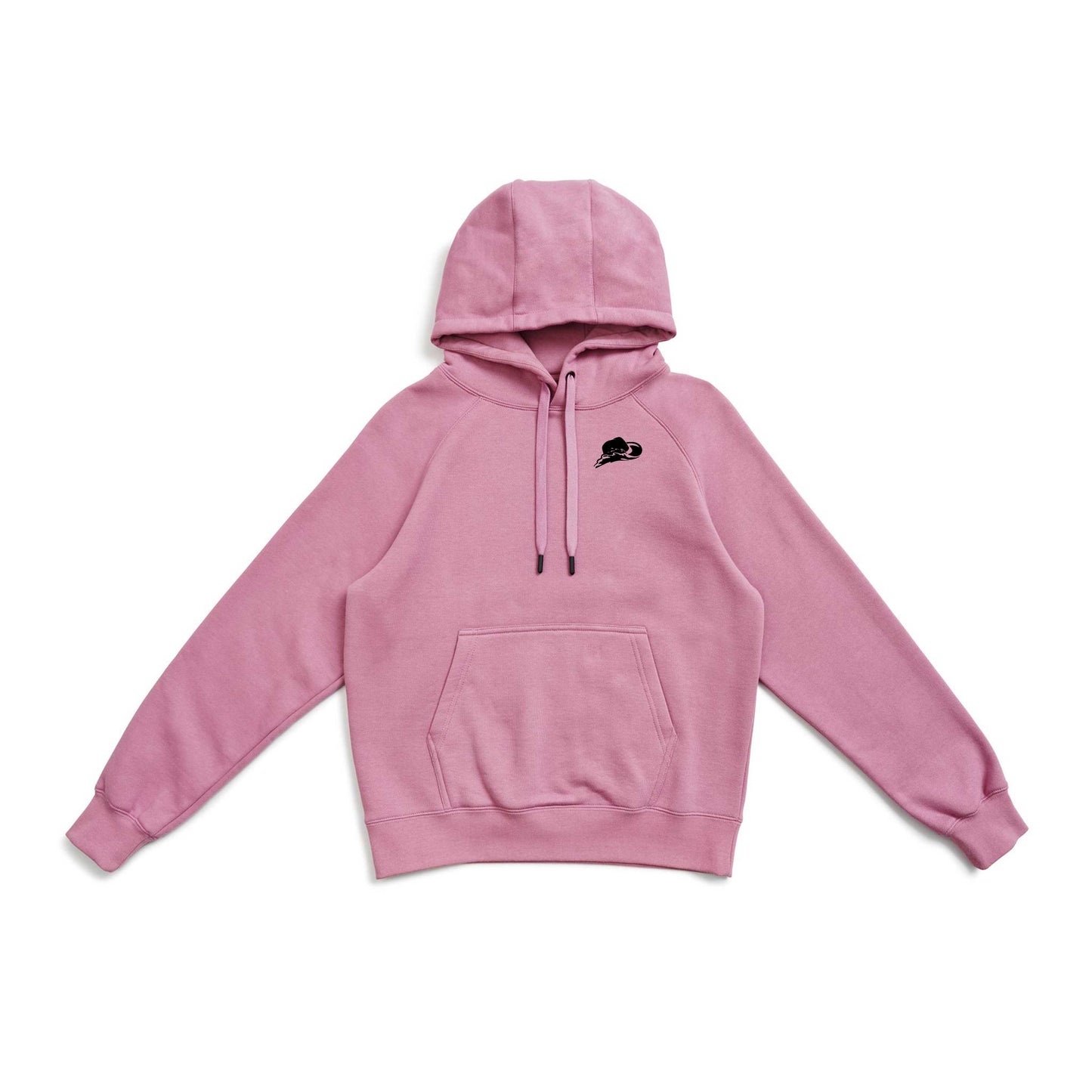 Pink Hoodie (Girls) - Seahorse Design (Black or White)