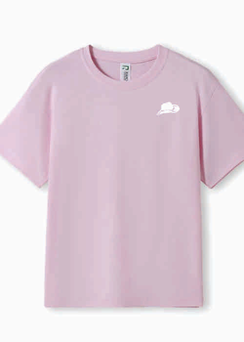 Pink Tee (Girls) - Ocean Cowgirl (Black or White)