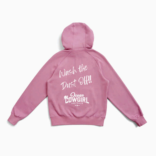 Pink Hoodie (Girls) - Wash the Dust Off!! (Black or White)