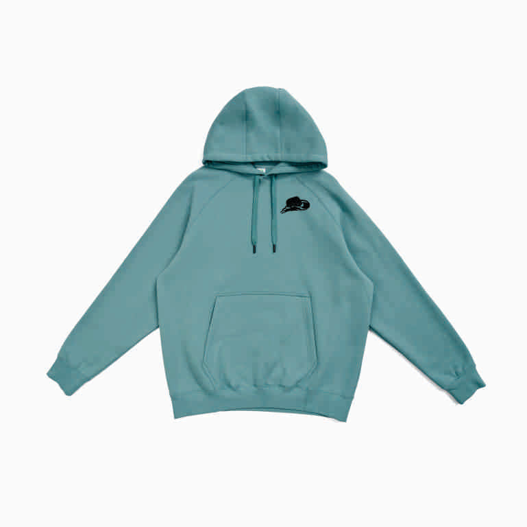 Slate Green Hoodie - Ride it Like You Own It!! (Black or White)